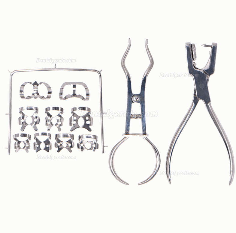 Kofferdam Lochzange + Kofferdam Klammern + Kofferdam Klammerzange Starter Kit Kofferdam Lochzange + Kofferdam Klammern + Kofferdam Klammerzange Starter Kit