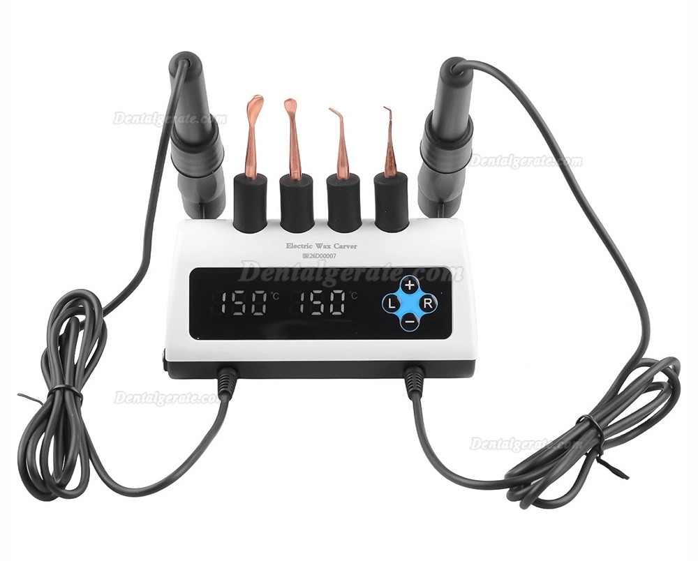 Elektrisches Dental-Wachsmesser (Doppel-stift) mit 6 Wachsspitzen zum Modellieren und Formen
