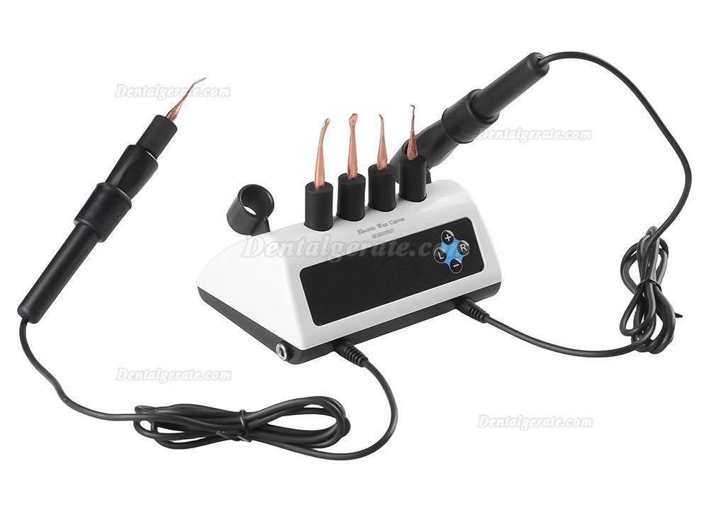 Elektrisches Dental-Wachsmesser (Doppel-stift) mit 6 Wachsspitzen zum Modellieren und Formen