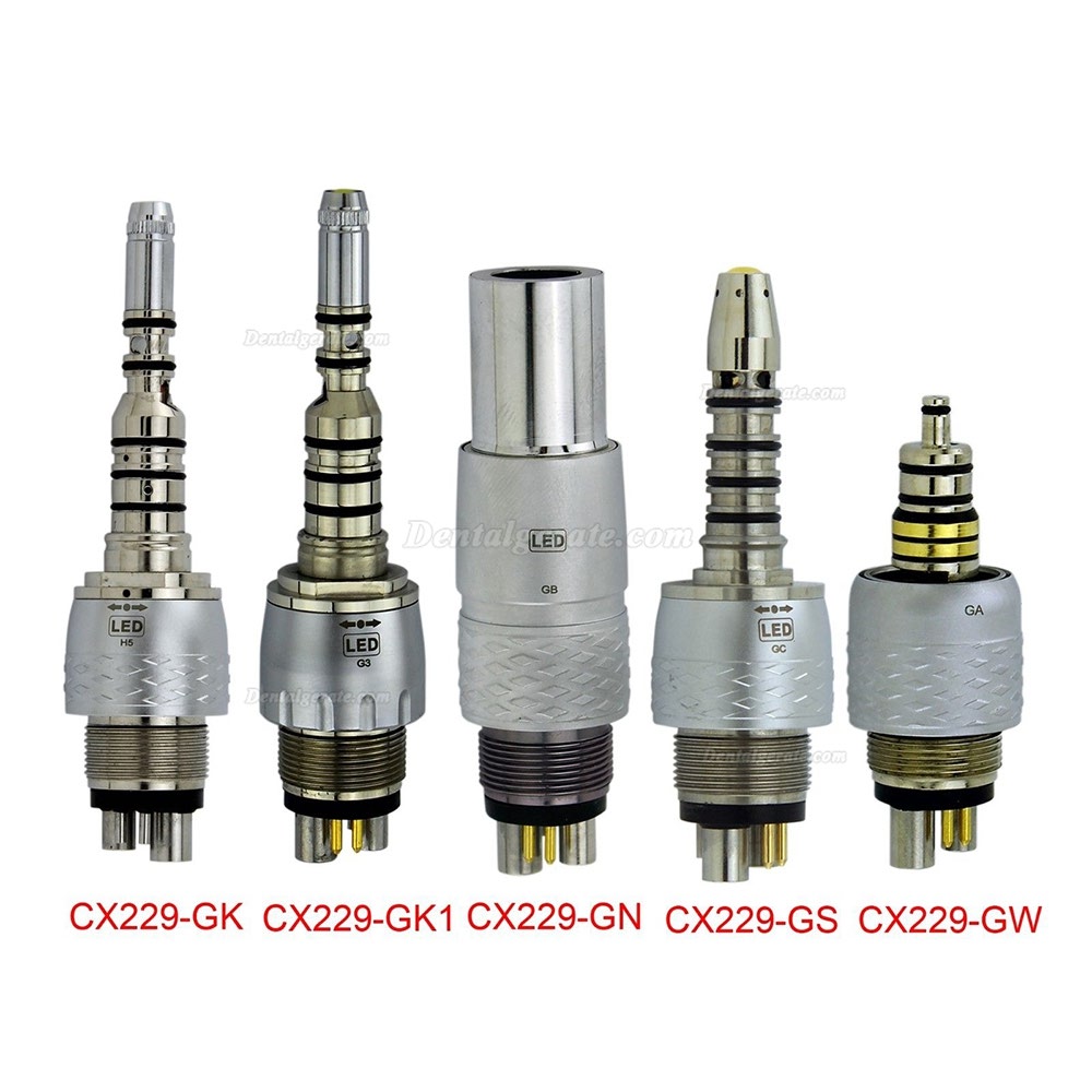 COXO Dental LED-Kupplung f&uuml;r Kavo NSK Sirona W&H A-dec Glasfaser-Turbinenhandst&uuml;ck