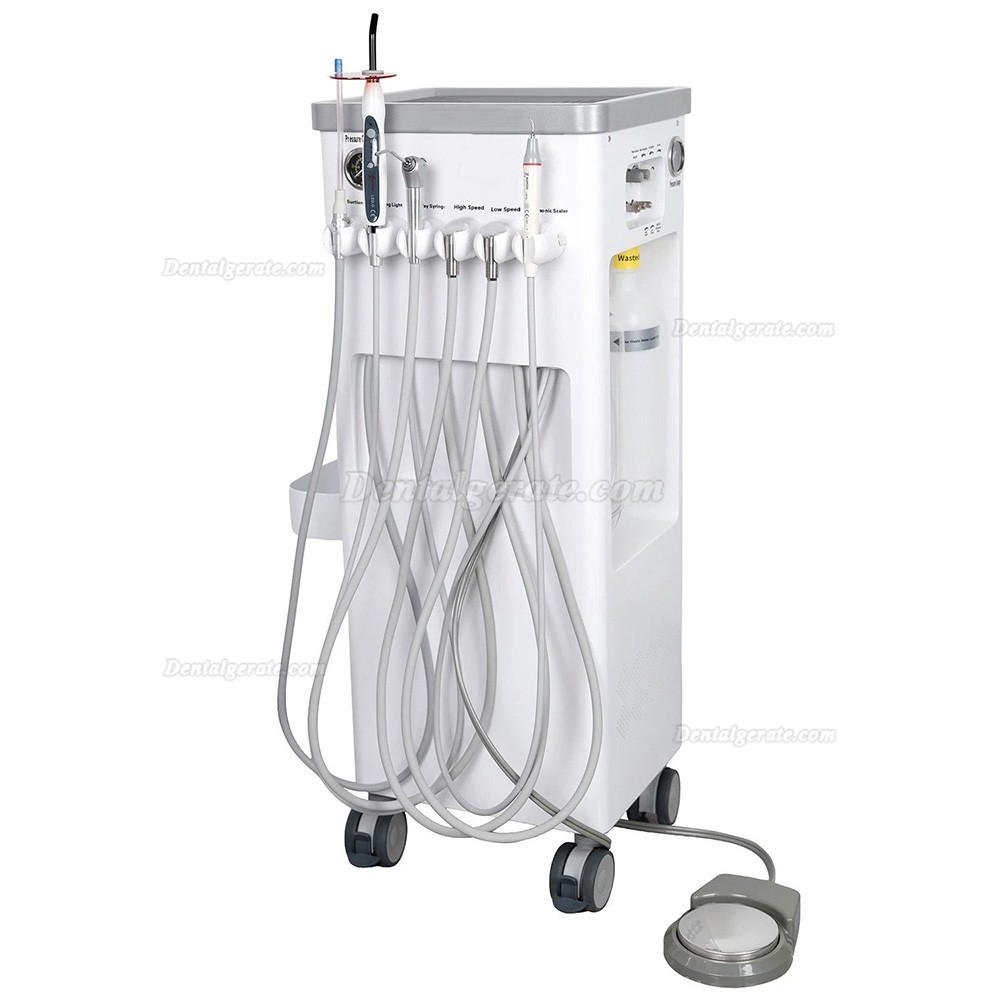 ANZHI AZ-202-2 Mobile behandlungseinheit mit Luftkompressor + Ultraschallscaler