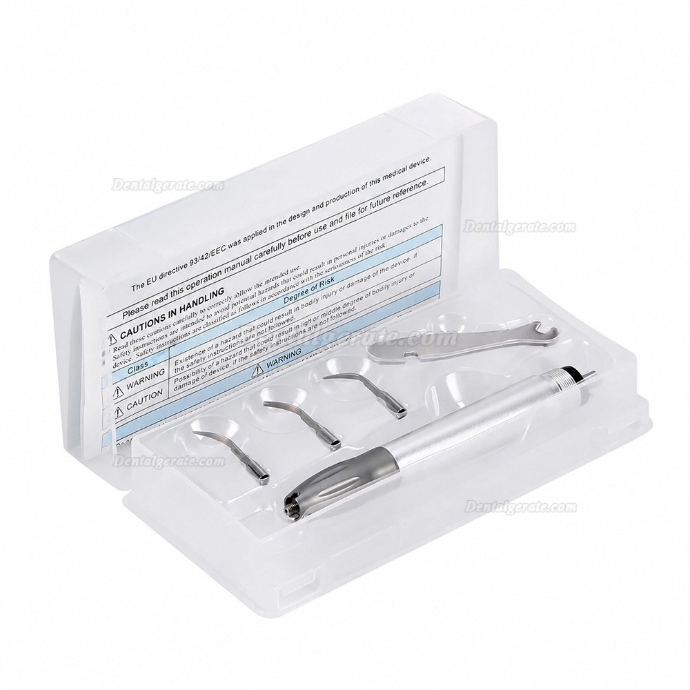 Dental Sonic Airscaler Handst&uuml;ck 2/4-L&ouml;cher mit G1-, G2- und G4-Aufs&auml;tzen