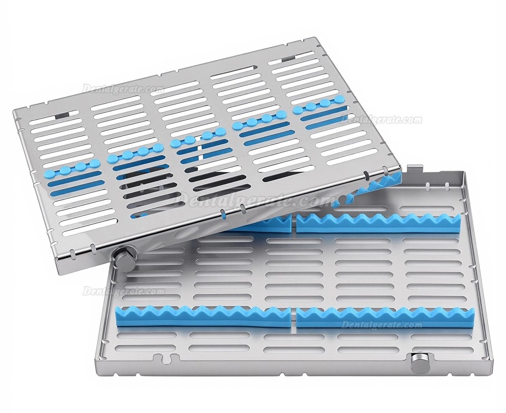 Instrumenten sterilisierkassette 280 x 205 x 32 mm (einzelne kassette f&uuml;r 20 instrumente)