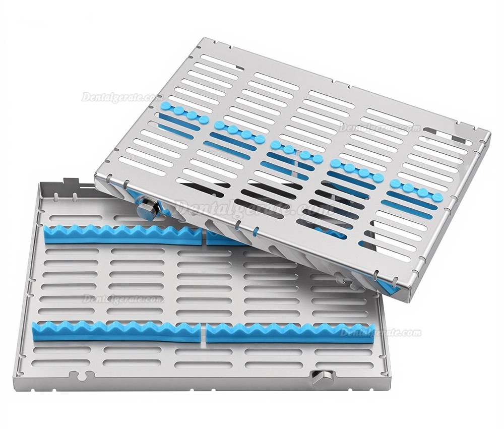 Instrumenten sterilisierkassette 280 x 205 x 32 mm (einzelne kassette f&uuml;r 20 instrumente)
