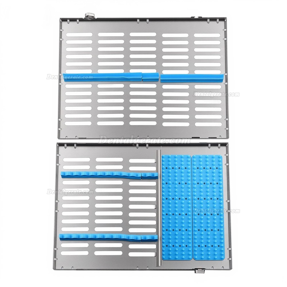 Instrumenten sterilisierkassette Typ A 280 x 205 x 32 mm (einzelne kassette f&uuml;r 20 instrumente)
