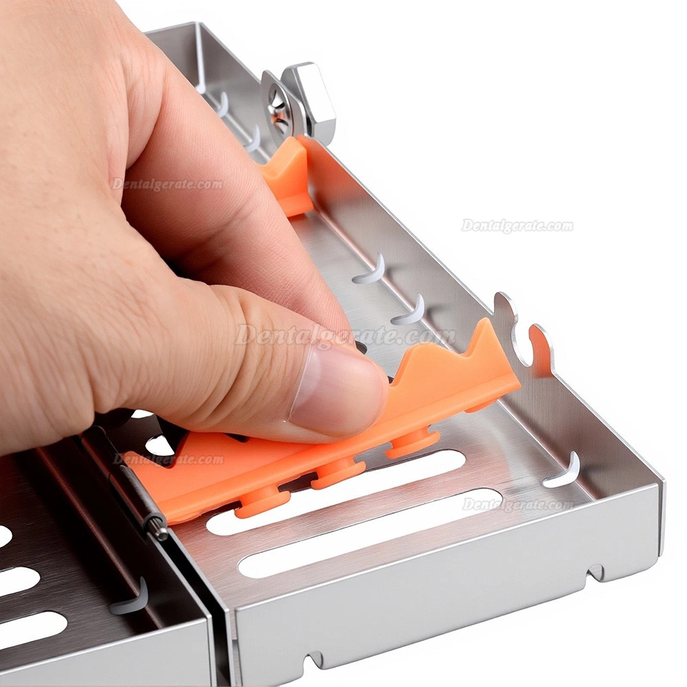 Instrumenten sterilisierkassette 185 x 71 x 31 mm (einzelne kassette f&uuml;r 5 instrumente)