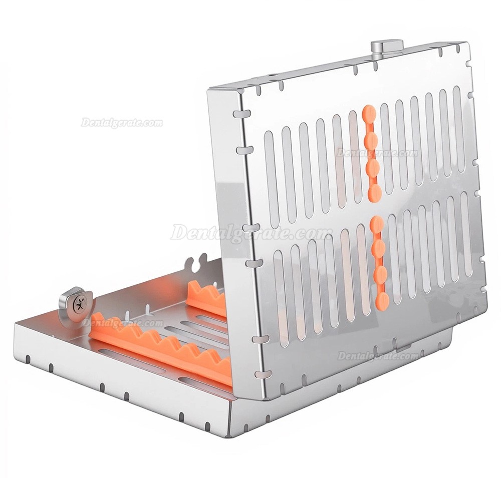 Instrumenten sterilisierkassette 185 x 142 x 40 mm (einzelne kassette f&uuml;r 10 instrumente)