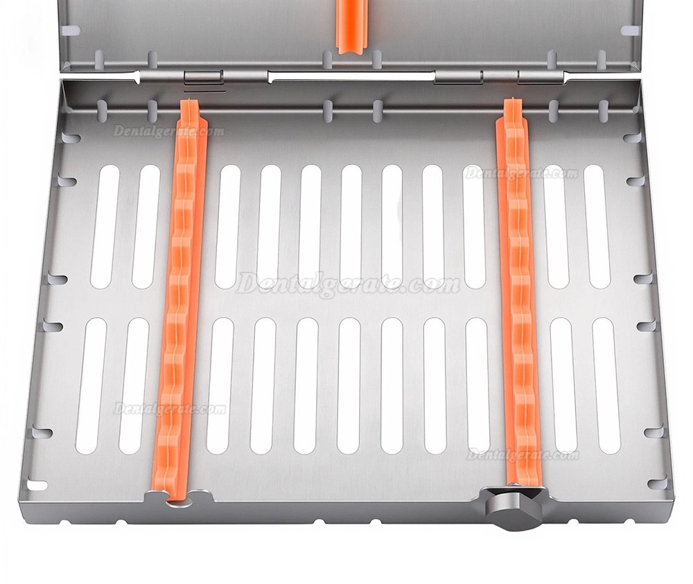 Instrumenten sterilisierkassette 185 x 142 x 40 mm (einzelne kassette f&uuml;r 10 instrumente)