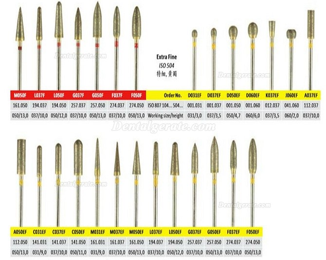 50 Stück gesinterte diamant bohrer werkzeugsätze für das dentallabor 50 Stück gesinterte diamant bohrer werkzeugsätze für das dentallabor