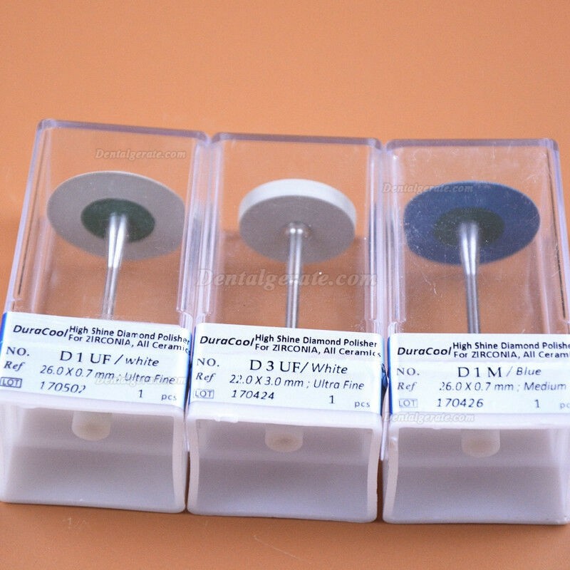 5 Stück Zahnpolierwerkzeuge Diamantpolierer für Zirkonia und Keramik