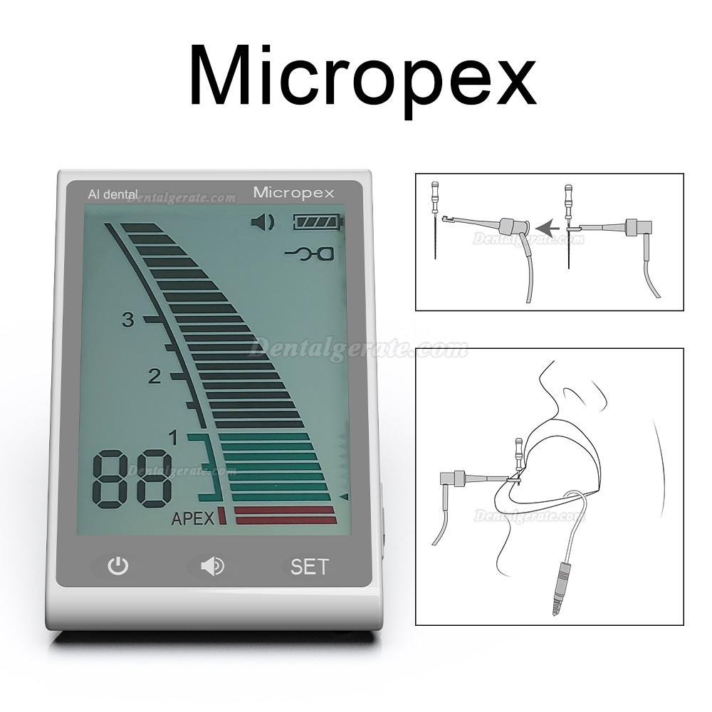 Dentale LCD Bildschirm Apex Locator Electronic Apex Aocator Micropex