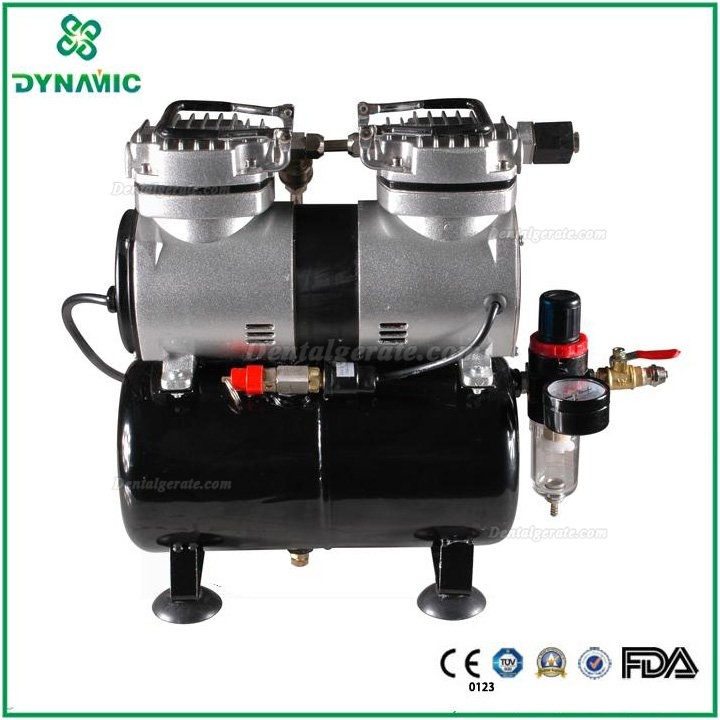 Dynamic TC196 Zahnarzt portatile &ouml;lfreien leiselauf Kompressor 250W(1/3HP) 3.5L