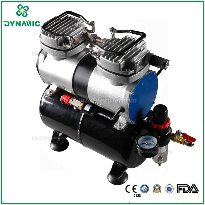 Dynamic TC196 Zahnarzt portatile &ouml;lfreien leiselauf Kompressor 250W(1/3HP) 3.5L