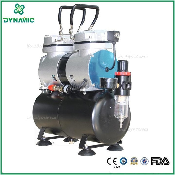 Dynamic TC196 Zahnarzt portatile &ouml;lfreien leiselauf Kompressor 250W(1/3HP) 3.5L