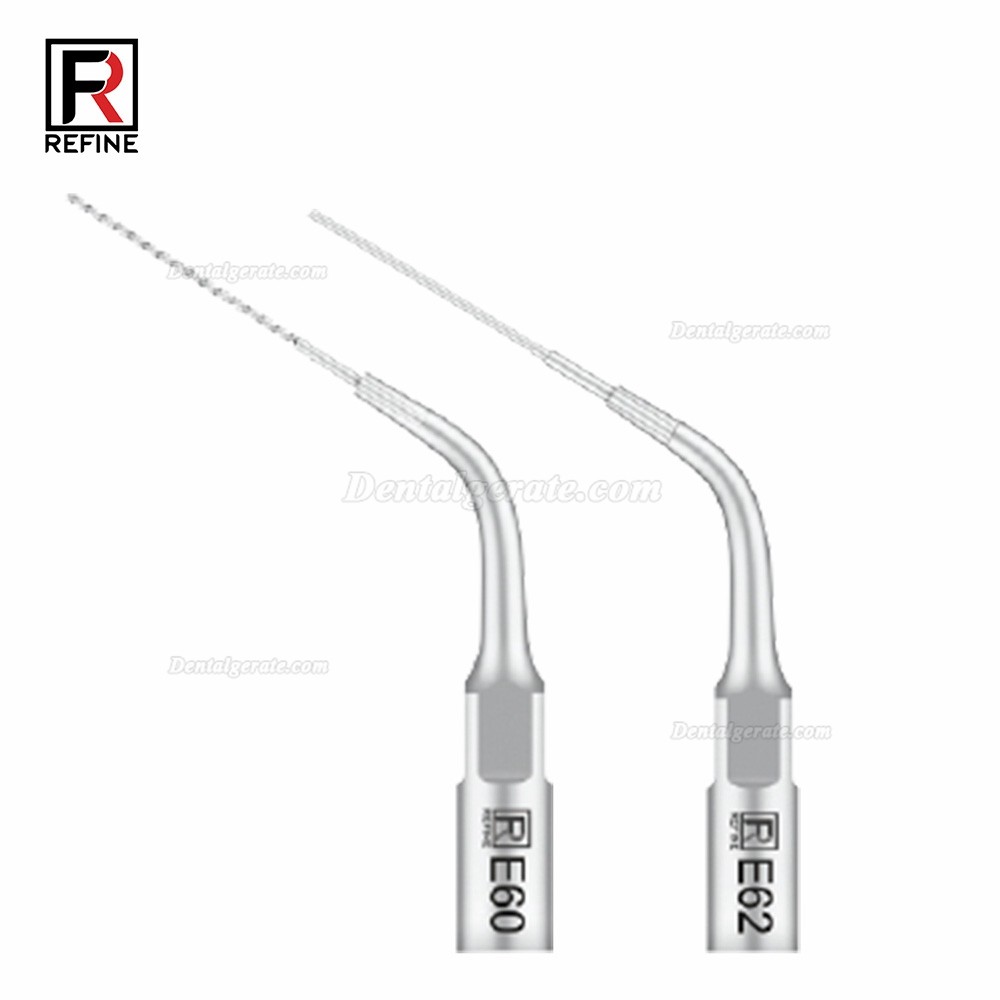 5 Stücke Refine® Ultraschall Scaler Piezo Spitzen für Endodontie E60 E62 Kompatibel EMS MECTRON WOODPECKER