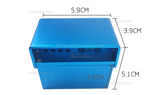 Endobox Sterilisieren Zahnarzt Endo Messlehre Endo Block mit Z&auml;hler