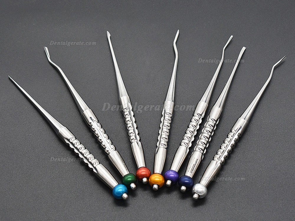 7 Stk./Set Instrument zur Extraktion Wurzelheber Minimalinvasive Zahnextraktion Werkzeuge Mit Desinfektionsbox