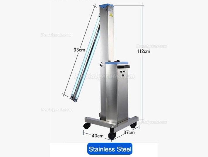 FY® 30DS Mobile tragbare medizinische UV + Ozon Desinfektion Auto Ultraviolettlampe Edelstahlwagen FY® 30DS Mobile tragbare medizinische UV + Ozon Desinfektion Auto Ultraviolettlampe Edelstahlwagen