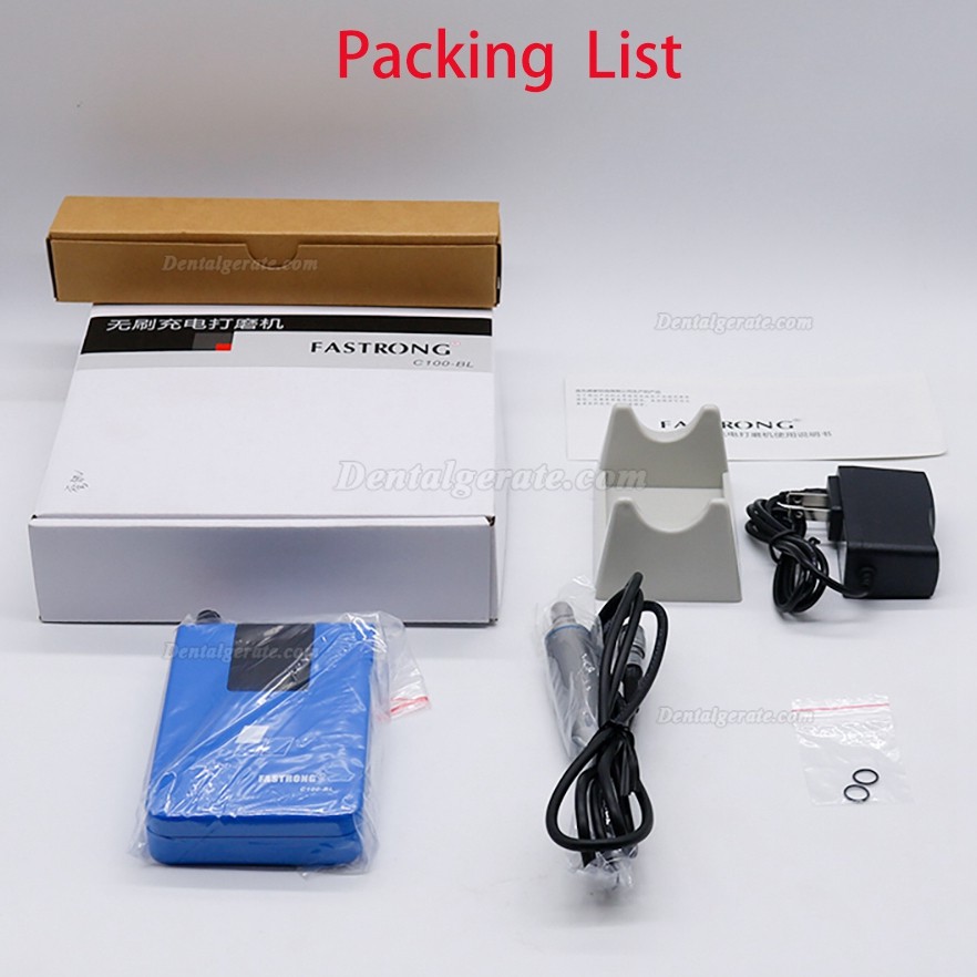 Fastrong C100-BL Tragbarer b&uuml;rstenloser Mikromotor f&uuml;r Dentallabors
