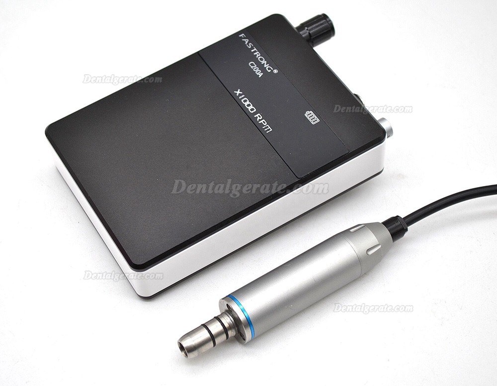 FASTRONG C200A Tragbarer zahn&auml;rztlicher b&uuml;rstenloser Mikromotor, Elektrisches Polieren mit Batterie