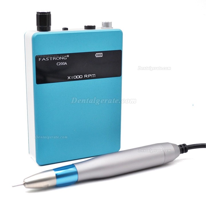 FASTRONG C200A Tragbarer zahn&auml;rztlicher b&uuml;rstenloser Mikromotor, Elektrisches Polieren mit Batterie