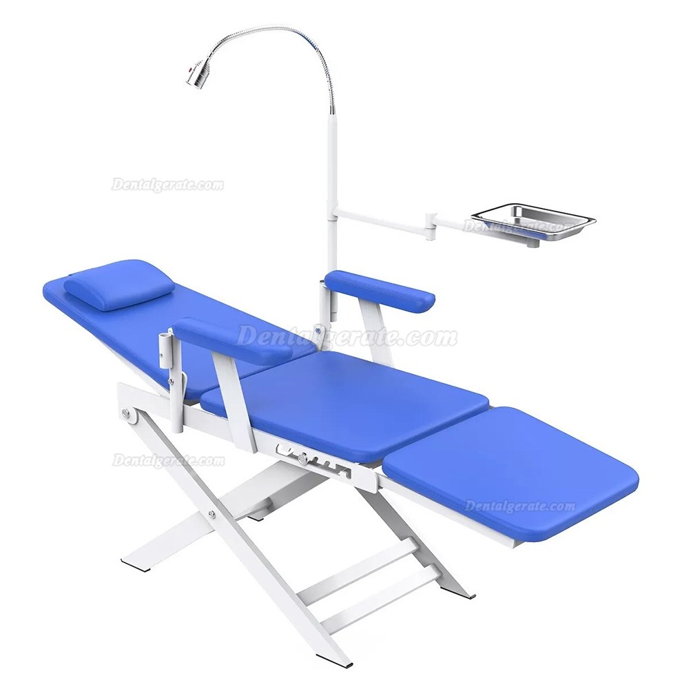 Tragbare Zahnarztst&uuml;hle / Mobile Zahnarztst&uuml;hle mit LED-Lampe und Zahntablett