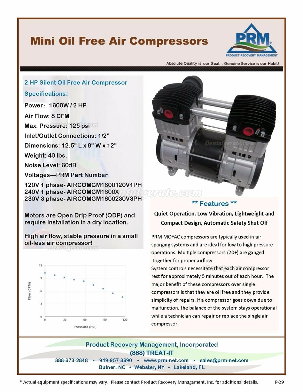 Greeloy® GM1600 1600W Leise Ölfrei Luftkompressormotor / Air Pumpe Greeloy® GM1600 1600W Leise Ölfrei Luftkompressormotor / Air Pumpe