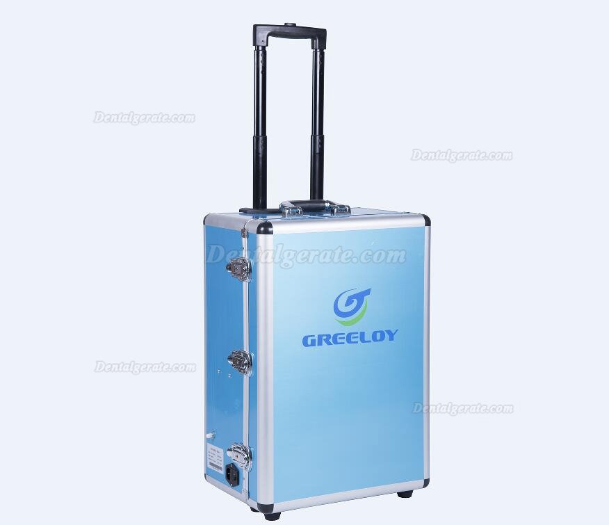 Greeloy&reg; GU-P204S Mobile Dentaleinheit + Greeloy GU-P101 Tragbare Zahnarztst&uuml;hle mit schwarzem Rucksack
