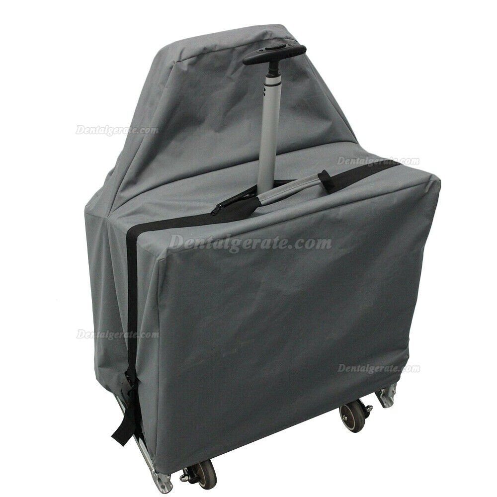 Greeloy&reg; GU-P204S Mobile Dentaleinheit + Greeloy GU-P101 Tragbare Zahnarztst&uuml;hle mit schwarzem Rucksack