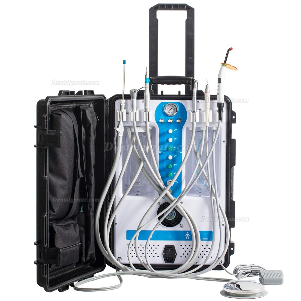 Greeloy&reg; GU-P206S Mobile Zahn&auml;rztliche Behandlungseinheit ( Luftverdichter + Aush&auml;rtung Licht + Scaler)