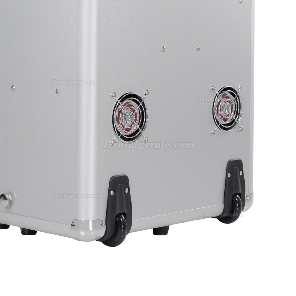 Getidy G13-B Mobile Dentaleinheit mit Luftkompressor + Polymerisationslicht und Scaler