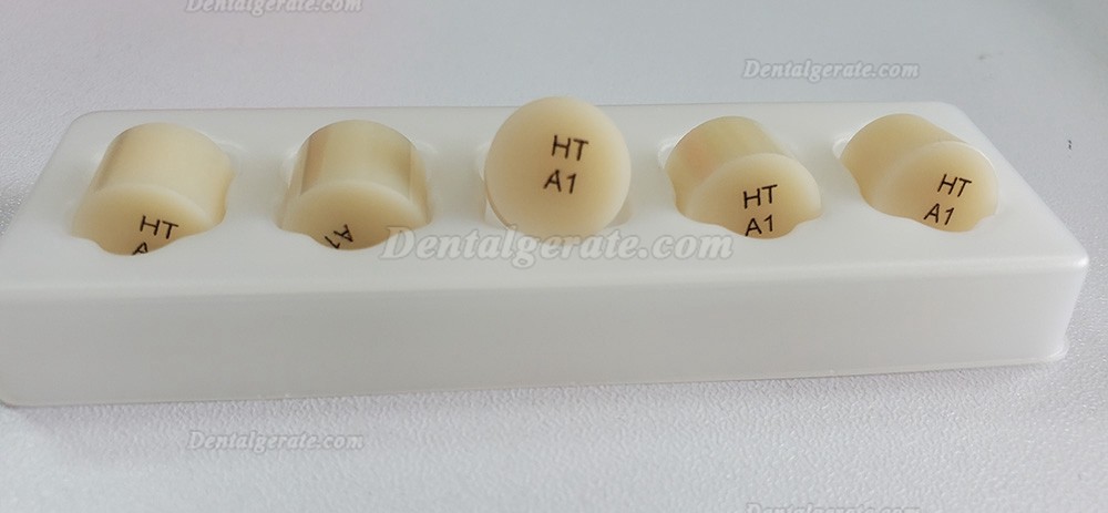 10 ST&Uuml;CKE Dentallabor Lithiumdisilikat Glaskeramik LS2 Presskeramik Pr&auml;fabrizierter Bl&ouml;ckchen