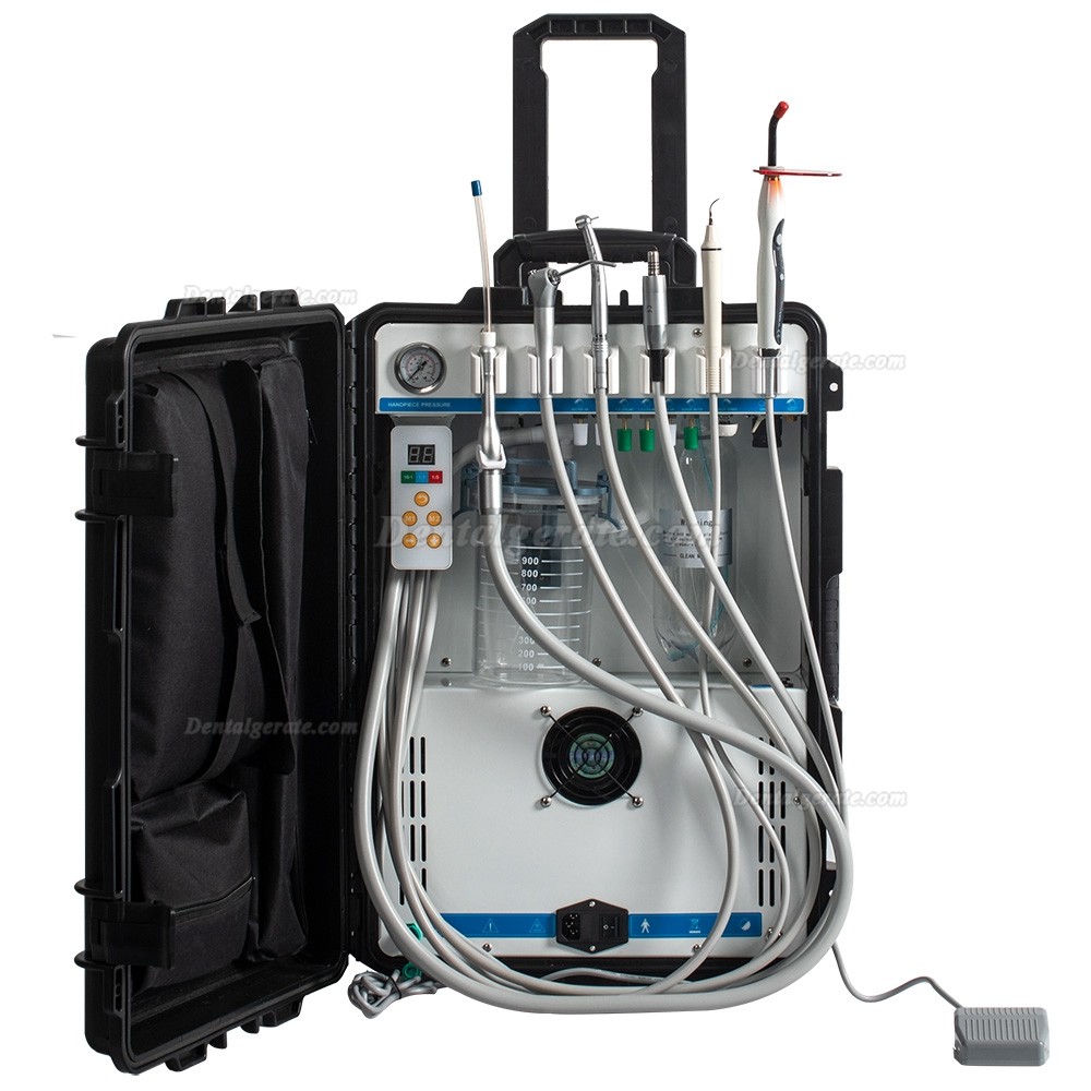 Greeloy® GU-P208 mobile dentaleinheit + Mikromotor zahnmedizin + Polymerisationslampe + Scaler Greeloy® GU-P208 mobile dentaleinheit + Mikromotor zahnmedizin + Polymerisationslampe + Scaler