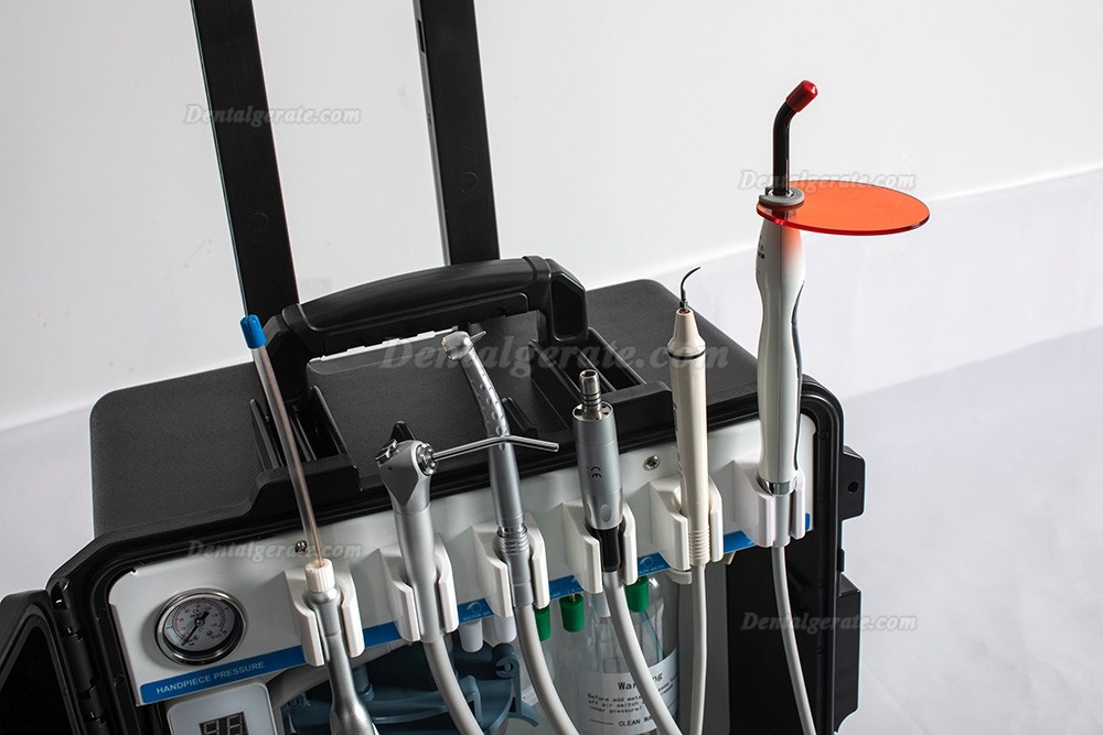 Greeloy® GU-P208 mobile dentaleinheit + Mikromotor zahnmedizin + Polymerisationslampe + Scaler Greeloy® GU-P208 mobile dentaleinheit + Mikromotor zahnmedizin + Polymerisationslampe + Scaler