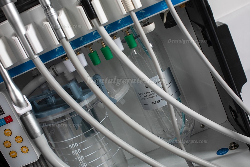 Greeloy® GU-P208 mobile dentaleinheit + Mikromotor zahnmedizin + Polymerisationslampe + Scaler Greeloy® GU-P208 mobile dentaleinheit + Mikromotor zahnmedizin + Polymerisationslampe + Scaler