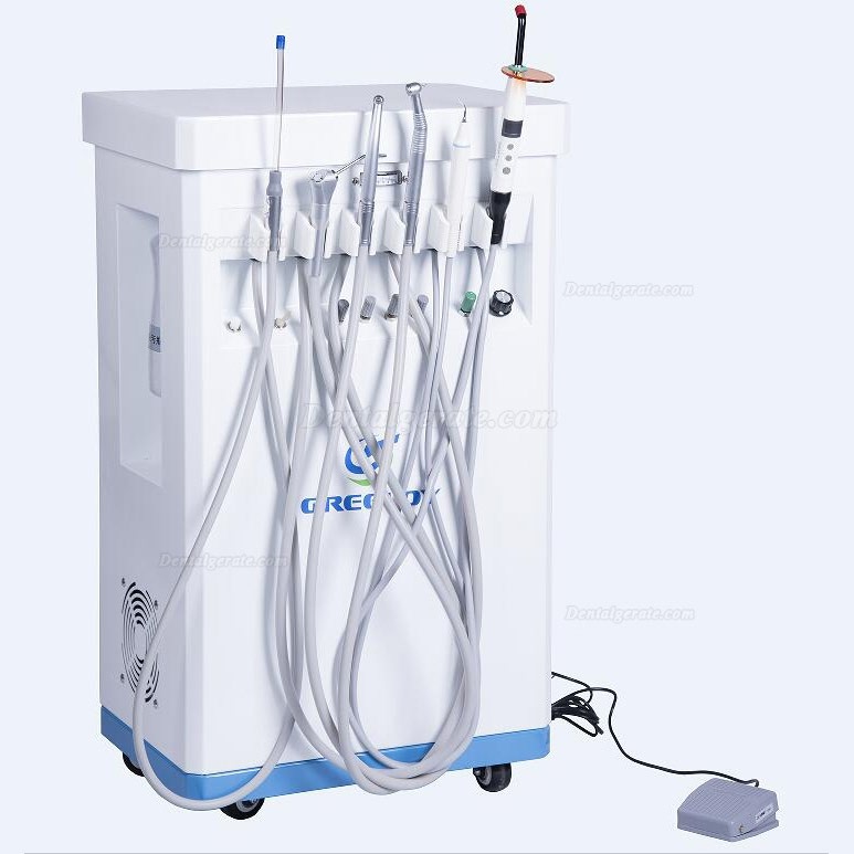 Greeloy® 209PU Mobile Dentaleinheit (Selbständiger Kompressor + Scaler + Aushärtungslicht) Greeloy® 209PU Mobile Dentaleinheit (Selbständiger Kompressor + Scaler + Aushärtungslicht)