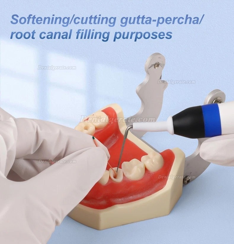 Endodontisches Obturationssystem f&uuml;r die Zahnmedizin / Guttapercha-Schneider mit 2 Spitzen