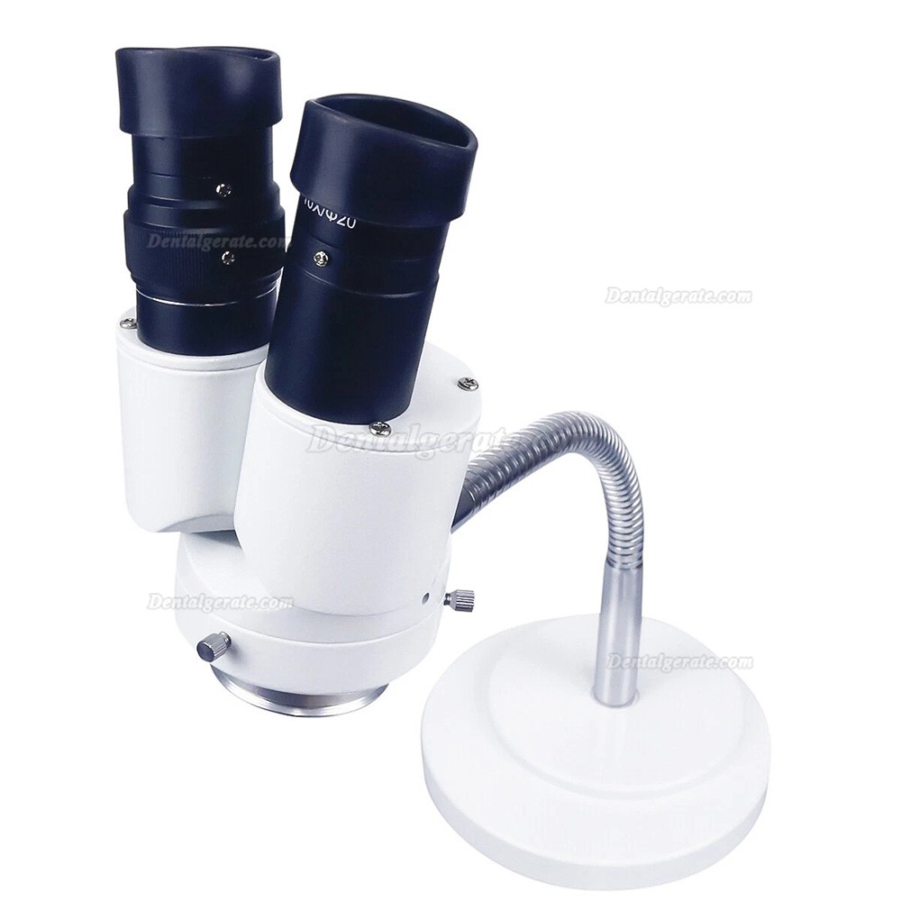 HAYEAR Binokulares Mikroskop mit 10-facher Vergr&ouml;&szlig;erung f&uuml;r Dentallabore, ohne LED-Lampe