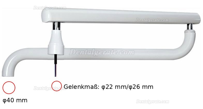 HCDL&reg; HC-03 Dental Lampenarm f&uuml;r den Stuhl der Dentaleinheit &phi;22mm/26mm