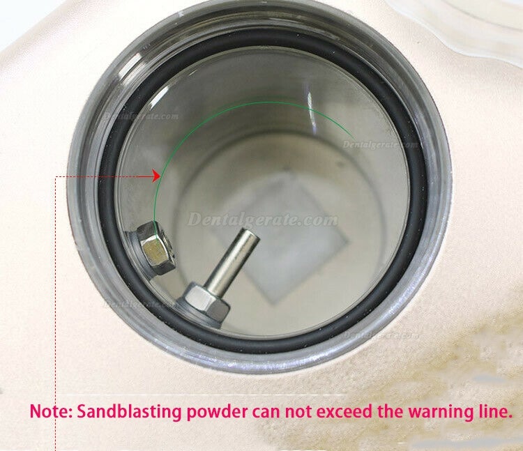 HEMAO-I Zahnheilkunde Cleaning Sandstrahl-Scaler 4-Loch-Poliereinheit mit Polierer