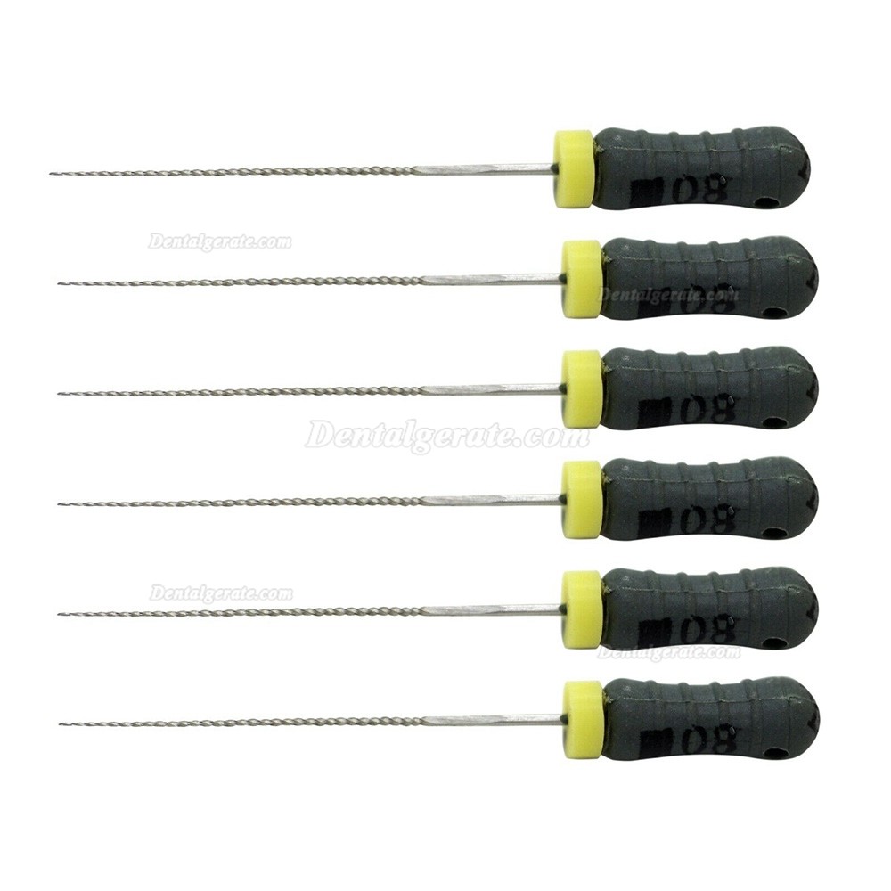 Zahn&auml;rztliche Endodontie Handfeilen Endo K-Feile 21mm 25mm 28mm 31mm L&auml;nge