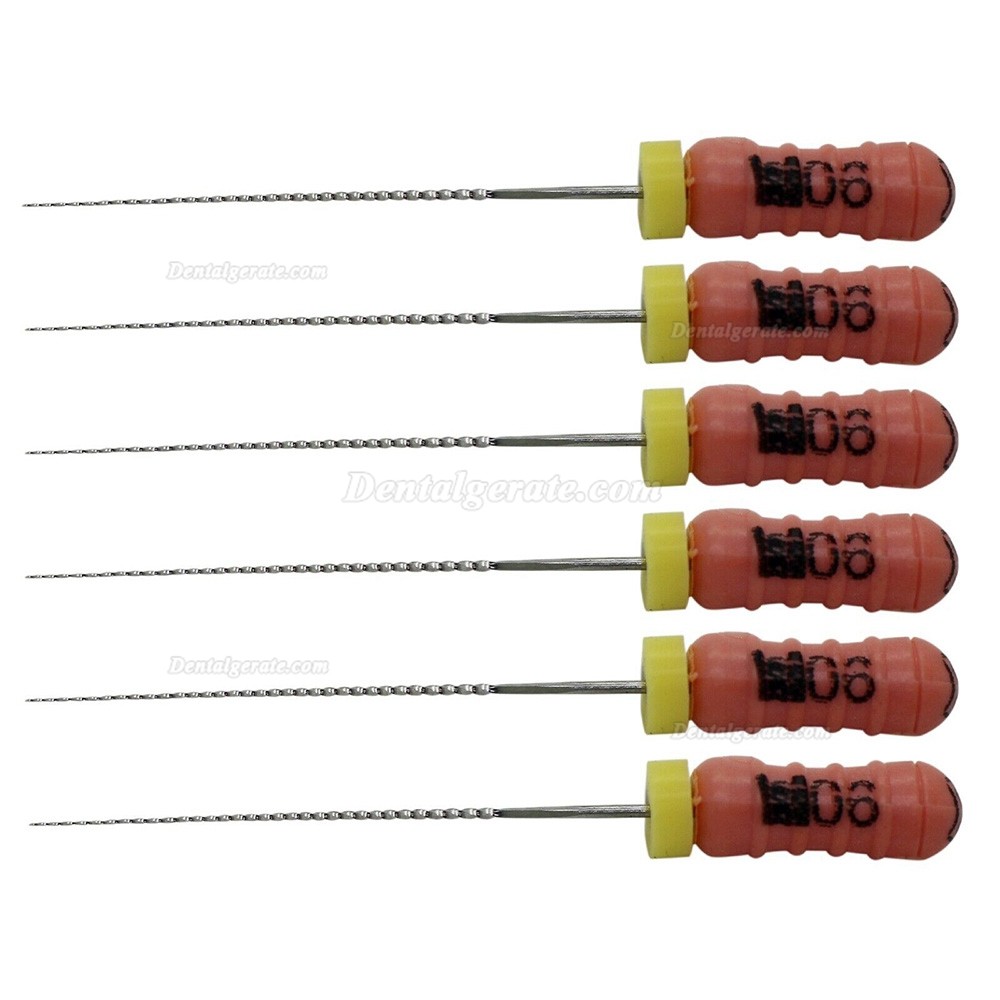 Zahn&auml;rztliche Endodontie Handfeilen Endo K-Feile 21mm 25mm 28mm 31mm L&auml;nge