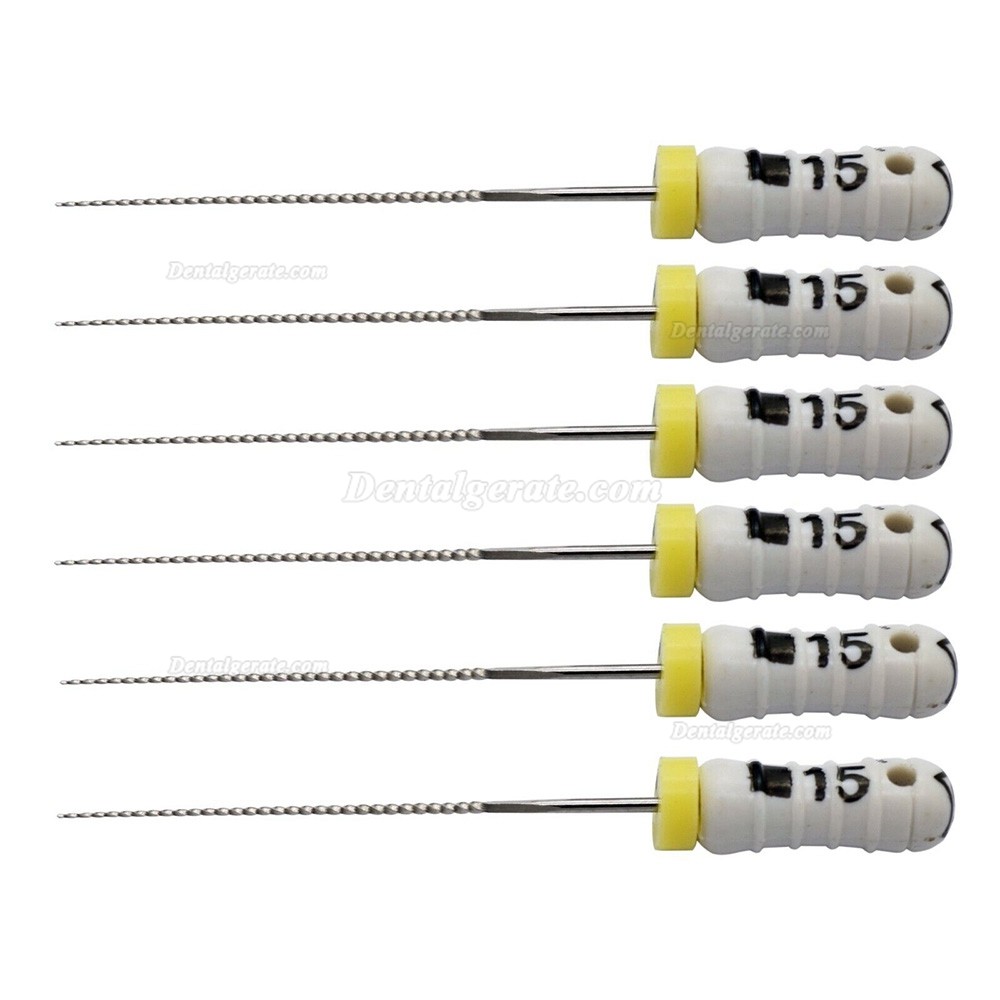 Zahn&auml;rztliche Endodontie Handfeilen Endo K-Feile 21mm 25mm 28mm 31mm L&auml;nge