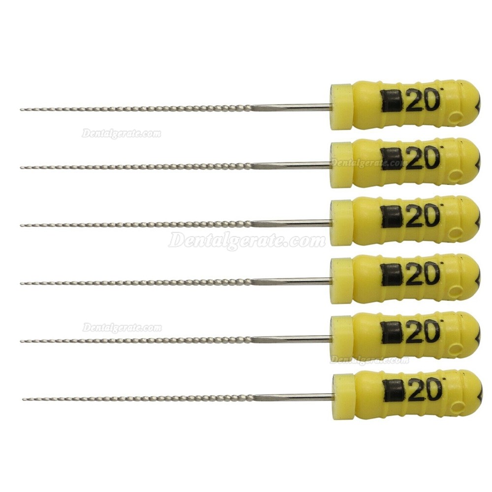 Zahn&auml;rztliche Endodontie Handfeilen Endo K-Feile 21mm 25mm 28mm 31mm L&auml;nge