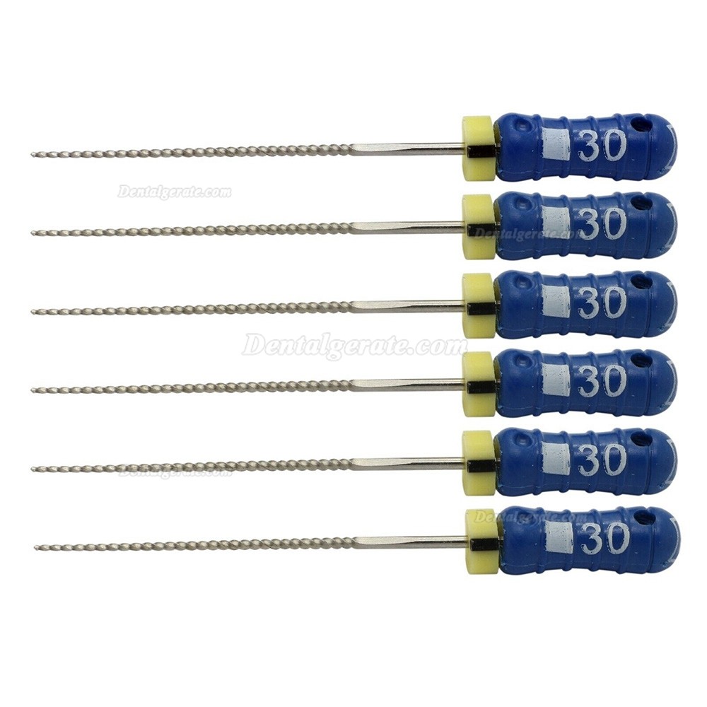 Zahn&auml;rztliche Endodontie Handfeilen Endo K-Feile 21mm 25mm 28mm 31mm L&auml;nge
