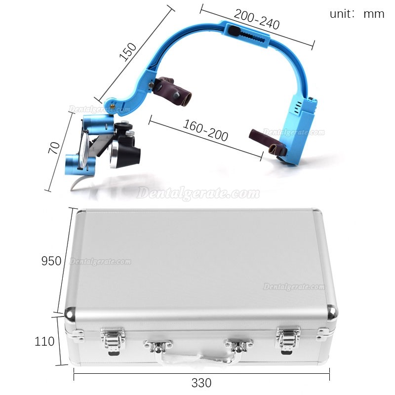 2.5/3.5X Zahnarzt Lupenbrillen und Lichtsysteme und Lesebrille