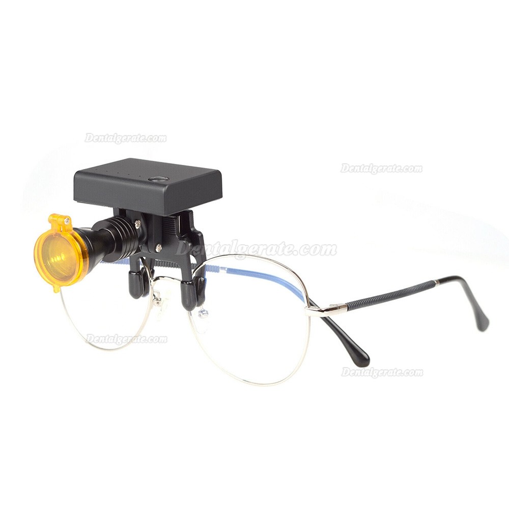 Dental 5W LED Kabellos Clip-on Scheinwerfer mit Optischem Filter