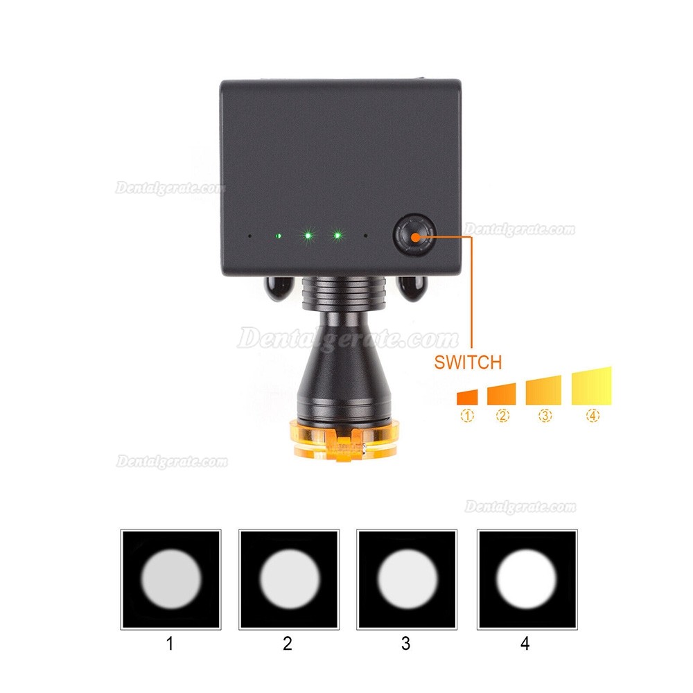 Dental 5W LED Kabellos Clip-on Scheinwerfer mit Optischem Filter