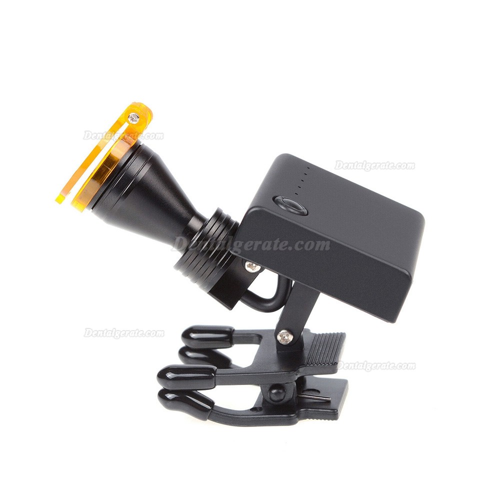Dental 5W LED Kabellos Clip-on Scheinwerfer mit Optischem Filter