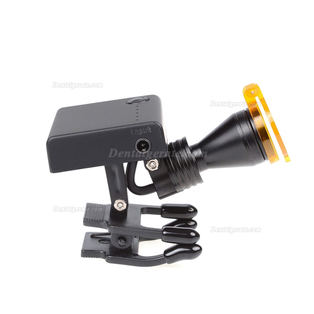 Dental 5W LED Kabellos Clip-on Scheinwerfer mit Optischem Filter